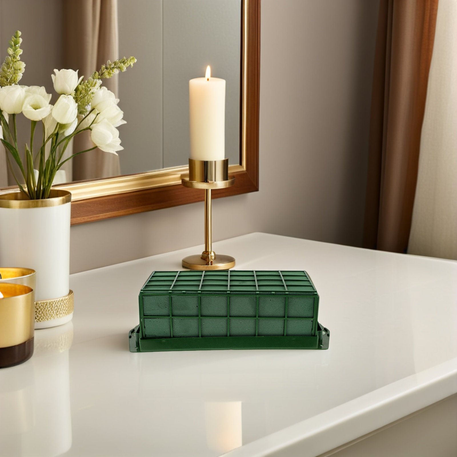 6 Piezas de Jaula Floral para  - Bouquet Holder Foam reseña y precio