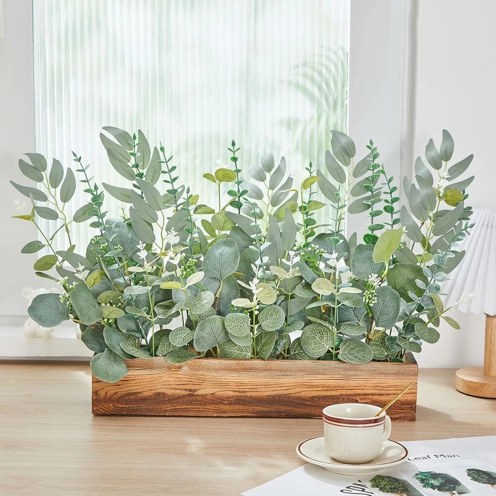20 piezas tallos de hojas de e - Eucalyptus Preserved reseña y precio