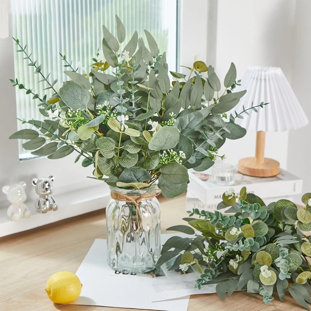 20 piezas tallos de hojas de e - Eucalyptus Preserved reseña y precio
