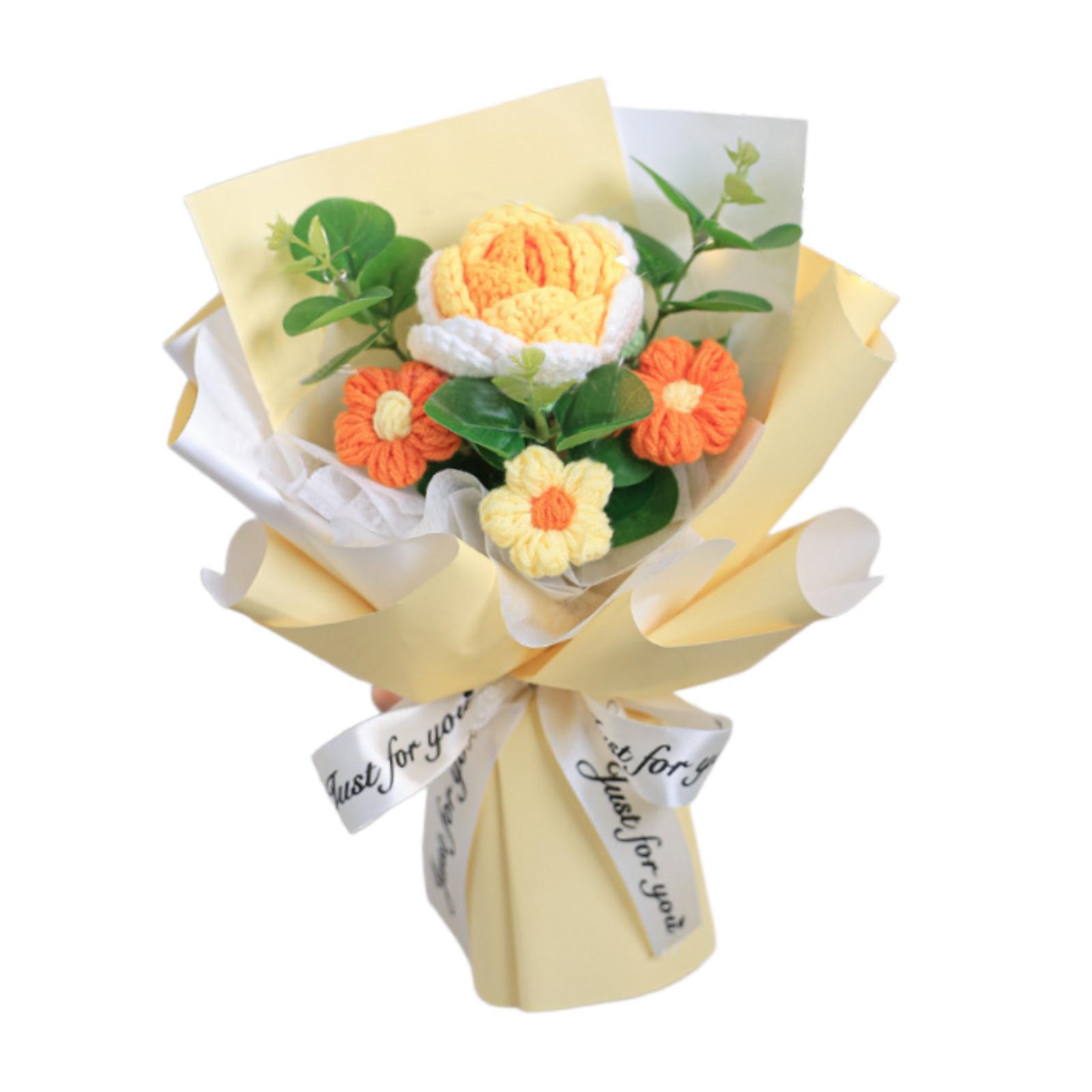 Ramo de Flores de Ganchillo, H - Eucalyptus Preserved reseña y precio