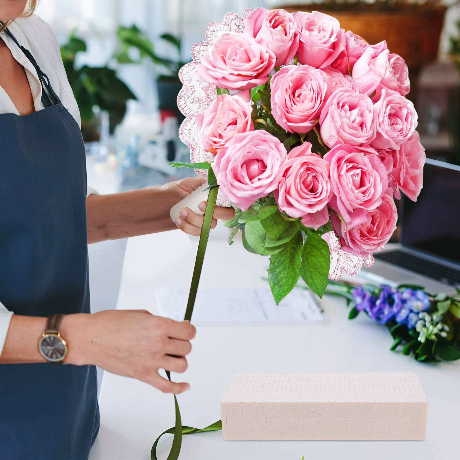 Bloque de Espuma Floral Versát - Bouquet Holder Foam reseña y precio